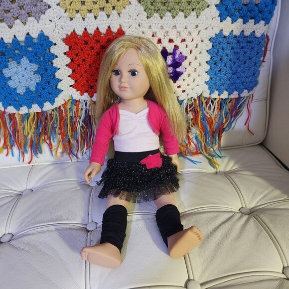 Cititoy My Life Doll 18" Ballerina Light Skin Long Blonde Hair Blue Eyes - Picture 3 of 14